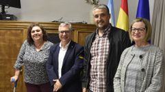 De izquierda a derecha: Susana L�pez, Luis Menor, Rub�n Garc�a y Mar�a del Carmen Gonz�lez.