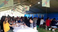 Moitos veci�os da bisbarra asistiron antonte � festa coa que o BNG festexou o D�a da Patria. 