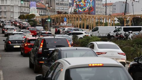 El tr�fico fue intenso y lento en los accesos a la ciudad