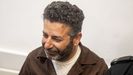 Saif Abukeshek, este martes, en la vista que alarg� hasta el domingo su retenci�n en la que sufre presiones y hace huelga de hambre