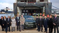 Acto de celebraci�n del veh�culo 15 millones en el Puerto de Vigo