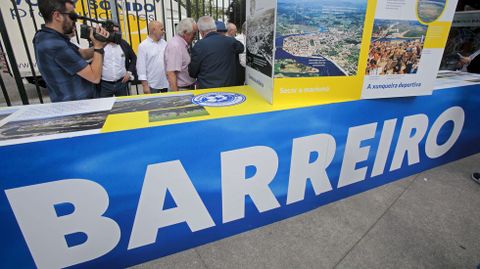 El deporte pontevedr�s homenajea a Manolo Barreiro