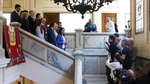 El Grupo Municipal del PP, posando como gobierno local