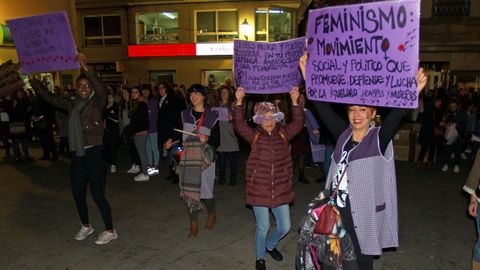 Manifestacin en Monforte