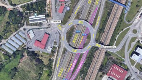 Corte de tr�fico de los accesos al HUCA por obras