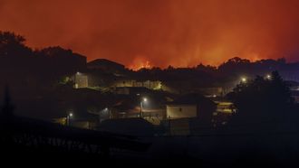 Oleada de incendios en Ourense