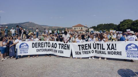 Manifestacin en A Gudia.