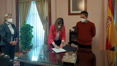 Juan Cocho tom� posesi�n en Lugo en febrero del 2021