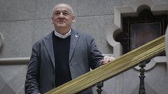 Miguel Lorenzo, en el palacio de Mar�a Pita