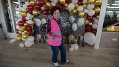 Teresa recibiu unha festa con 140 asistentes ?outros quedaron f�ra? pola s�a xubilaci�n.