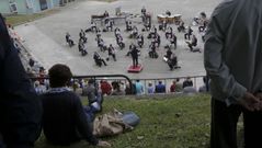 Banda Municipal de M�sica en el auditorio de Santa Margarita tras el confinamiento por el covid-19