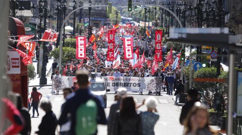 Manifestación central en Vigo