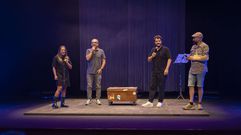 Lupe Blanco, Manolo Maseda, Xose A. Touri��n e Josinho da Teixeira, na obra