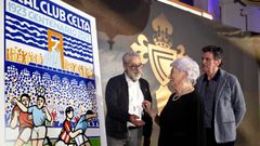 Presentaci�n del cartel del Celta de Vigo realizado por Xos� Vizoso