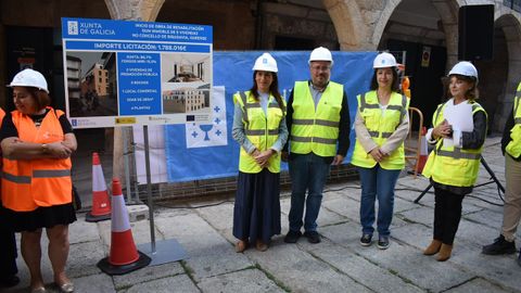 Visita de la conselleira de Vivenda e Planificación de Infraestructuras, María Martínez Allegue, a Ribadavia