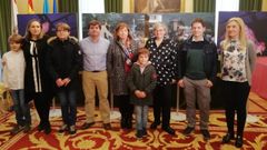 Encuentro en el que tuvo lugar la donaci�n de los negativos de �El jard�n� al Archivo Municipal del Ayuntamiento de Gij�n