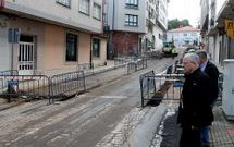 La obras, a las que ayer se acerc� el regidor, cuestan 135.000 euros aportados por Diputaci�n y Concello.