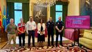 La concejala de Seguridad Ciudadana y Emergencias del Ayuntamiento de Gij�n, Nuria Bravo, y el director general de la Alcald�a, Jaime Fern�ndez-Pa�no, presentan el dispositivo de seguridad por el eclipse total del 12 de agosto de 2026