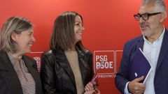 Los socialistas Pilar Garc�a Porto, Lara M�ndez y Miguel Fern�ndez analizaron los Orzamentos de la Xunta para Lugo