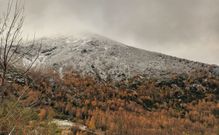 Primera nevada del otoo en Os Ancares