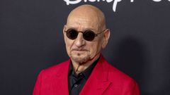 El actor Ben Kingsley, en enero en la presentaci�n de la serie �Wonder Man�