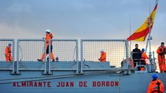 Vista de la fragata �Almirante Juan de Borb�n�