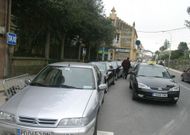 En O Grove trabajan actualmente una veintena de taxistas durante todo el ao. 