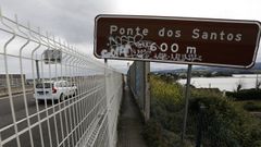 Foto de archivo del puente de los Santos, que une Asturias y Galicia