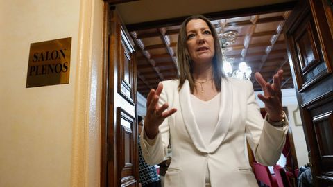 Lara Mndez dej esta semana la alcalda de Lugo para ir en las listas del PSdeG al Parlamento de Galicia.