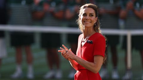 Kate Middleton deslumbra en la final de Wimbledon