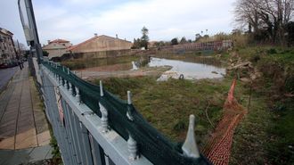 Imagen de archivo del solar donde se levantar� el futuro cuartel de la Guardia Civil en Cambados.