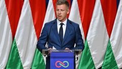 El ganador de las elecciones en Hungr�a en su primera comparecencia el d�a despu�s de los comicios