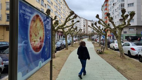 La exposición se extiende a lo largo de tres kilómetros