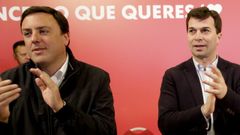 Valent�n Gonz�lez Formoso y Gonzalo Caballero, en una foto de archivo