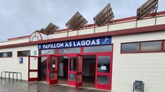 En la imagen, el acceso al pabell�n.
