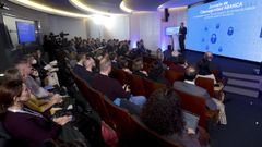 Un momento de la jornada sobre ciberseguridad que organiz� Abanca ayer en A Coru�a. 