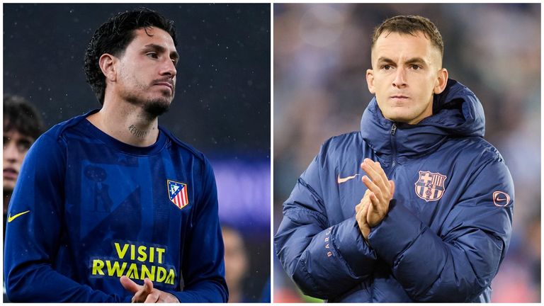 Jos� Mar�a Gim�nez y Marc Casad�, con el Atl�tico y el Barcelona, respectivamente.