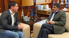 El alcalde de A Illa fue recibido por Blanco en la sede de la Delegaci�n del Gobierno