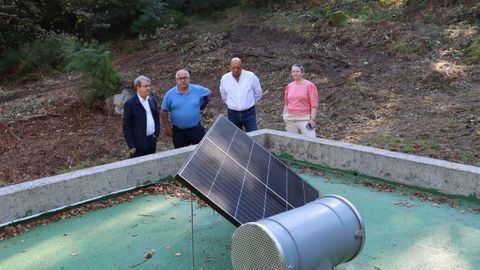 Visita de Manuel Pardo a Vilar, en Padrenda