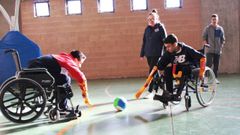 Los alumnos practicaron deportes adaptados en las clases de Educaci�n F�sica