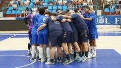 Los jugadores de O Parrulo Ferrol