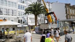Vuelve la palmera al callej�n de la Estacada