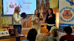 Ica Varela,  esquerda, durante a sa intervencin en Alcal de Henares