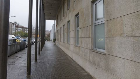 Imagen del frente del centro sociocultural de Vite