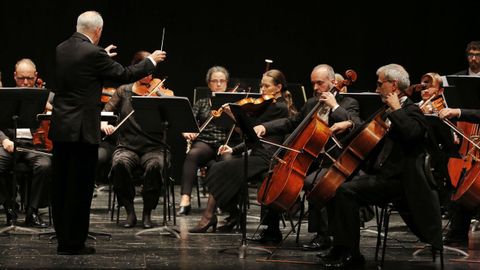 Concierto  de la Real Filharmonia de Galicia en el Principal
