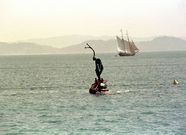Imagen de la sanxenxina Madama de Silgar en 1999