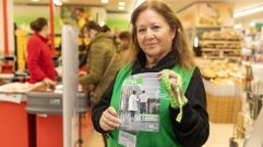 Ana Casais, presidenta da xunta local carballesa da AECC, onte no Familia da Milagrosa 