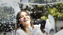 La lluvia gan� la batalla a las flores