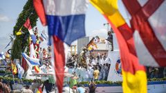 A Illa demuestra su devoci�n por la Virgen del Carmen