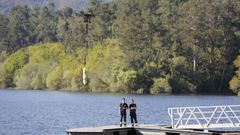 Simulacro de salvamento en agua con un dron